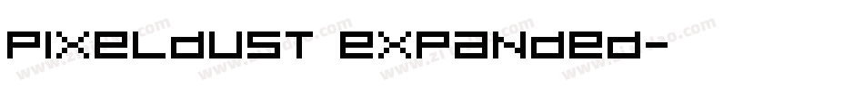 Pixeldust Expanded字体转换